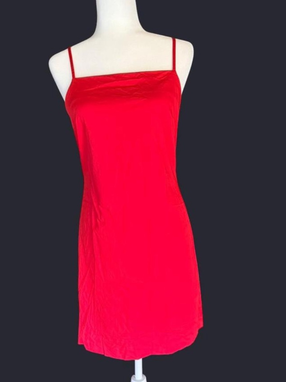 Esprit Red Colorblock Zippered Dress